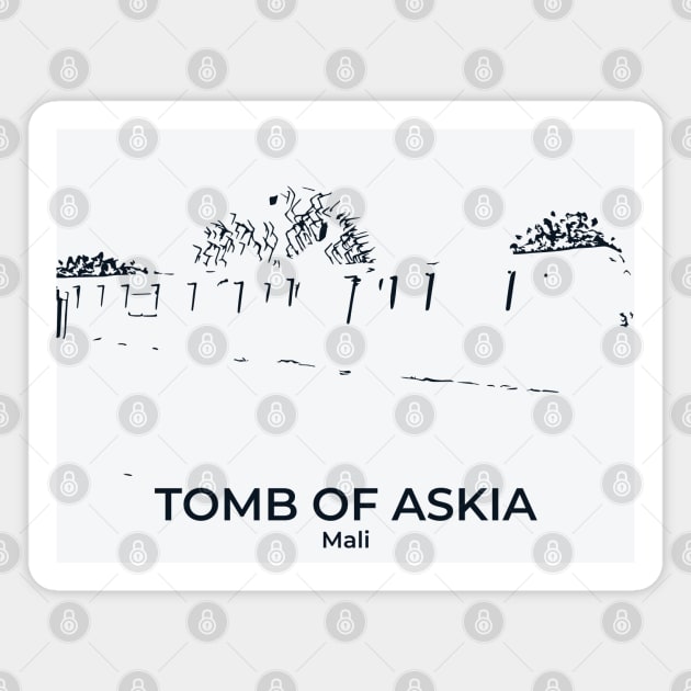 Tomb of Askia - Mali Magnet by Lakeric